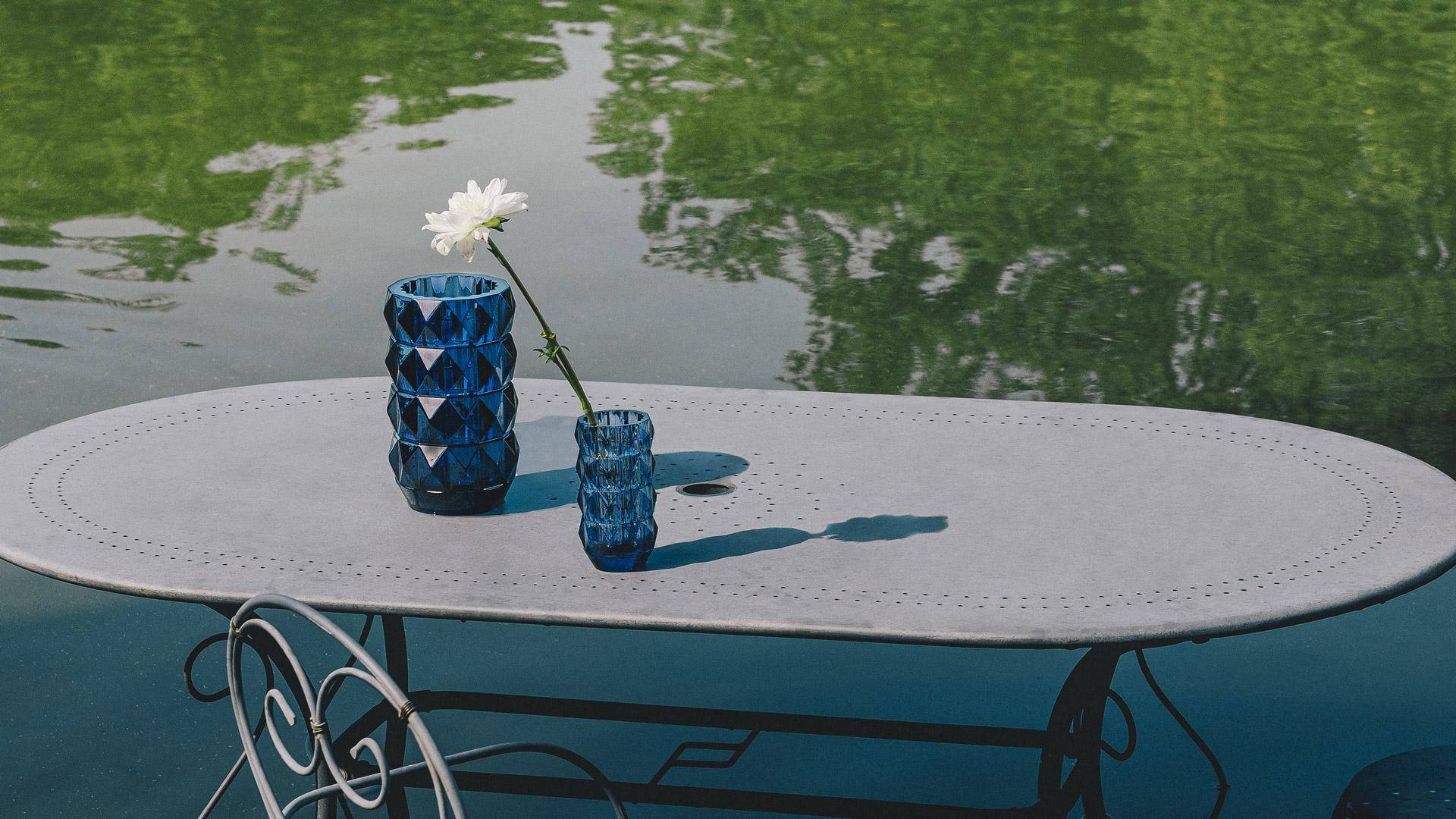 Baccarat Louxor Runde Vase 230 Midnight