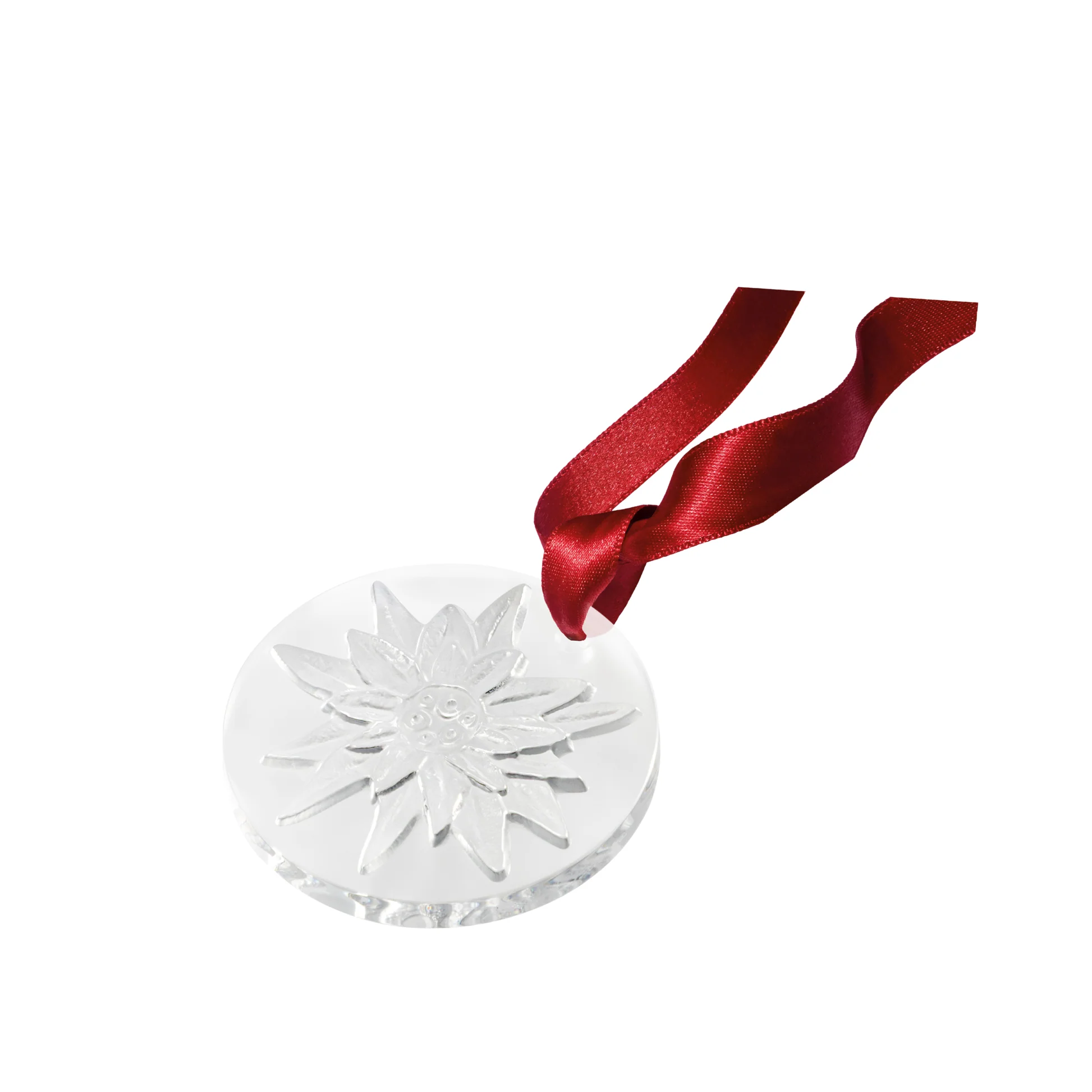 Lalique Edelweiss – Weihnachtsornament aus Kristallglas