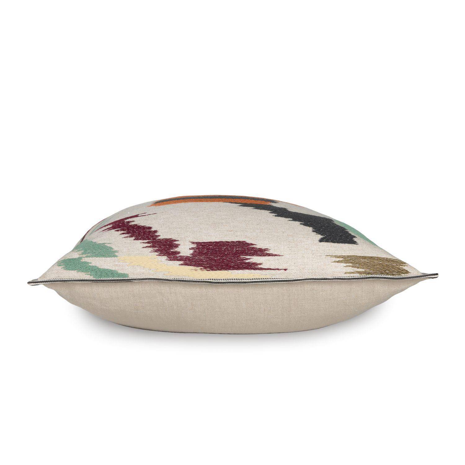 Casamance Benang Multico 45x45 cm - Quadratischer Kissenbezug