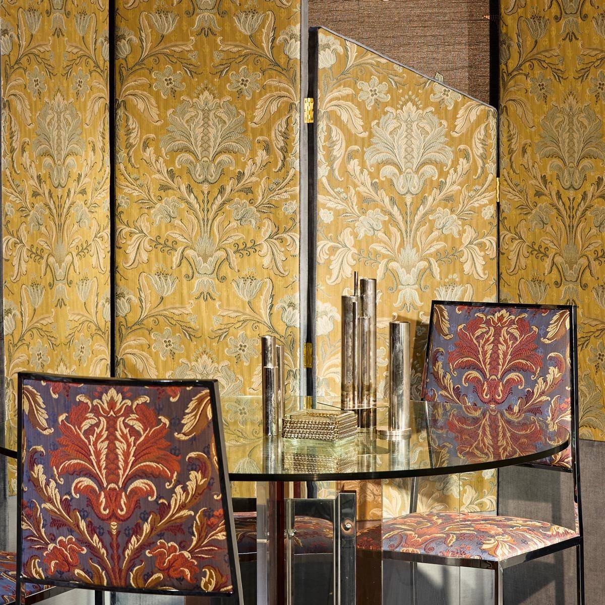 Nobilis Bellezza Jacquardstoff mit Blättermuster