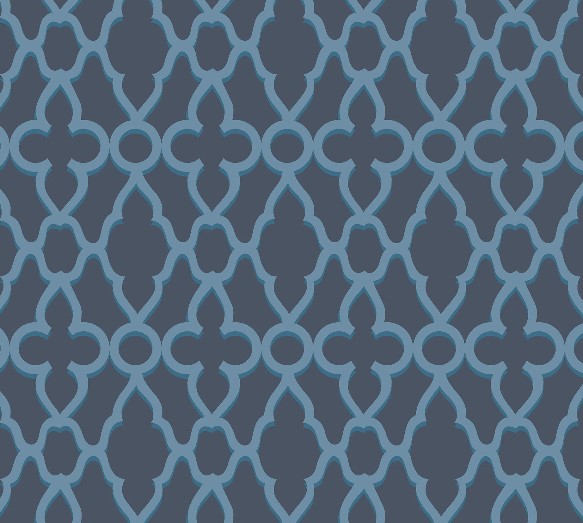 Cerulean Blue on Midnight