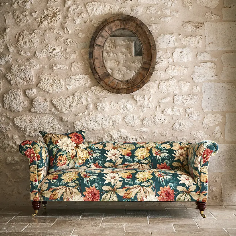 Sanderson Dahlia and Rosehip Velvet  