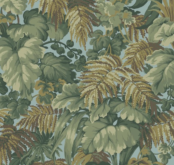 Khaki, Sage & Print Room Blue