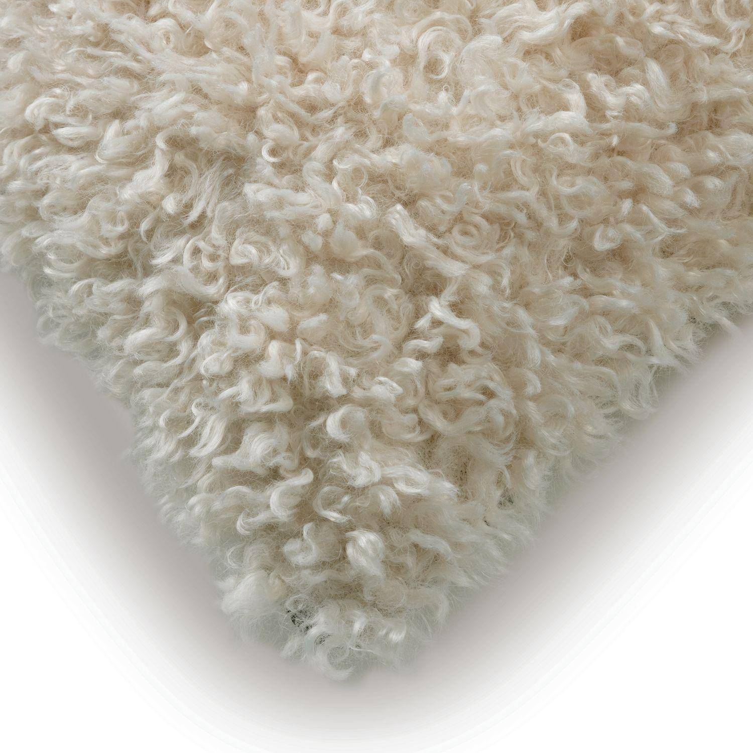 Casamance Sami Ecru 40x60 cm - Kissenbezug aus Kunstfell