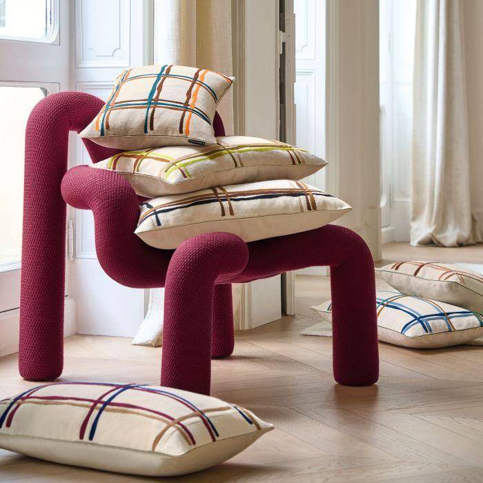 Casamance Oban Citrus olive 40x60cm