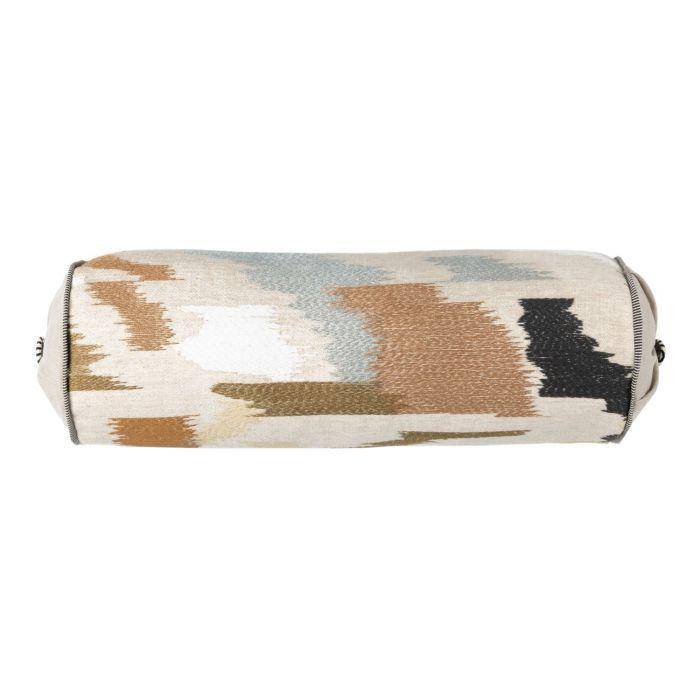 Casamance Benang Multico neutre 50x16 cm - Kissenbezug mit Stickerei