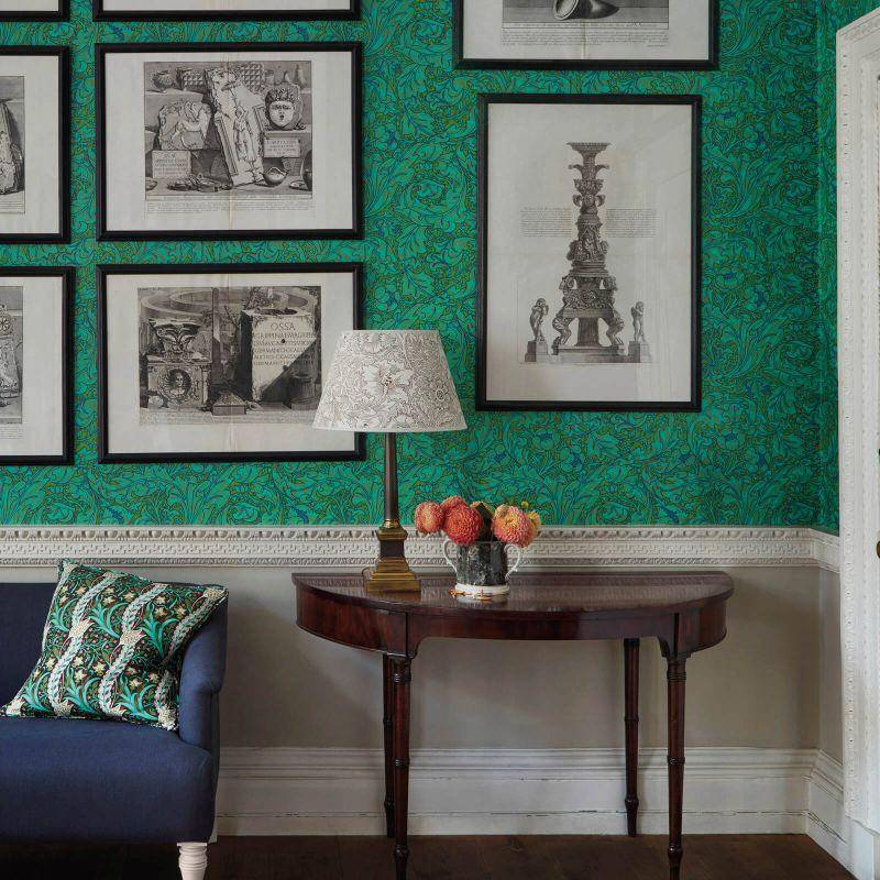 Morris & Co Bachelors Button Wallpaper