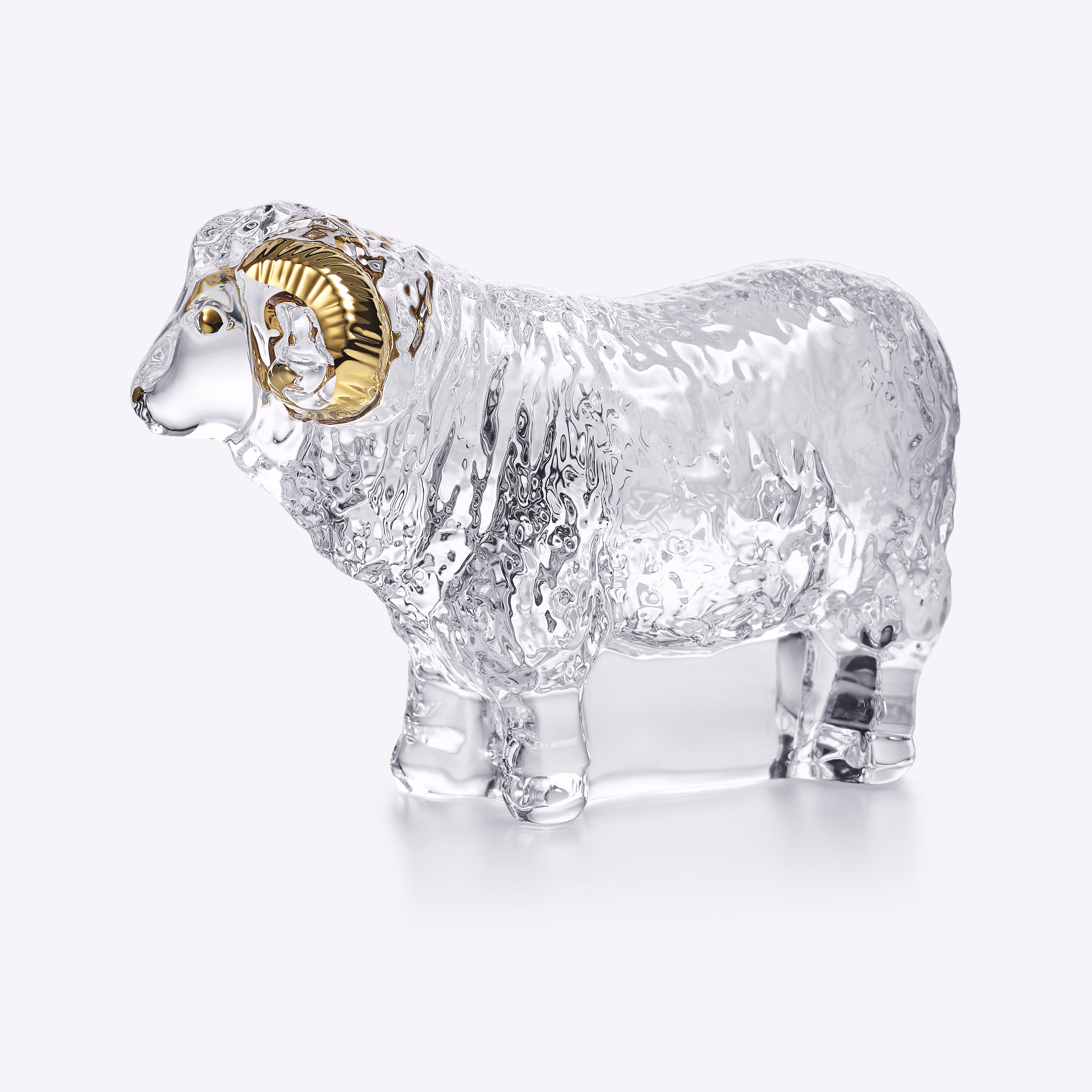 Baccarat Tierkreiszeichen Schaf 2027 Gold