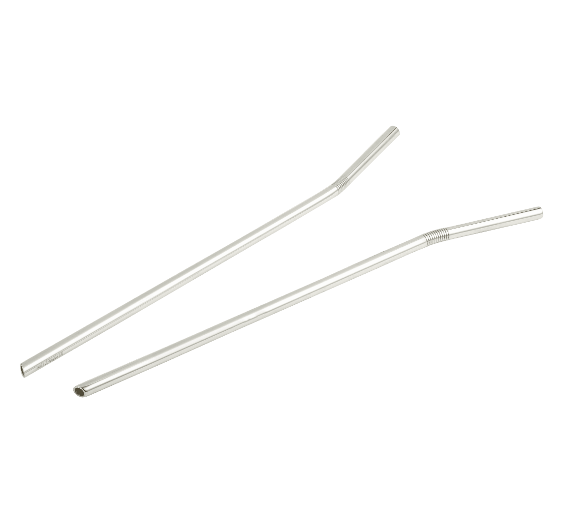 Christofle Strohhalm 2-er Set versilbert