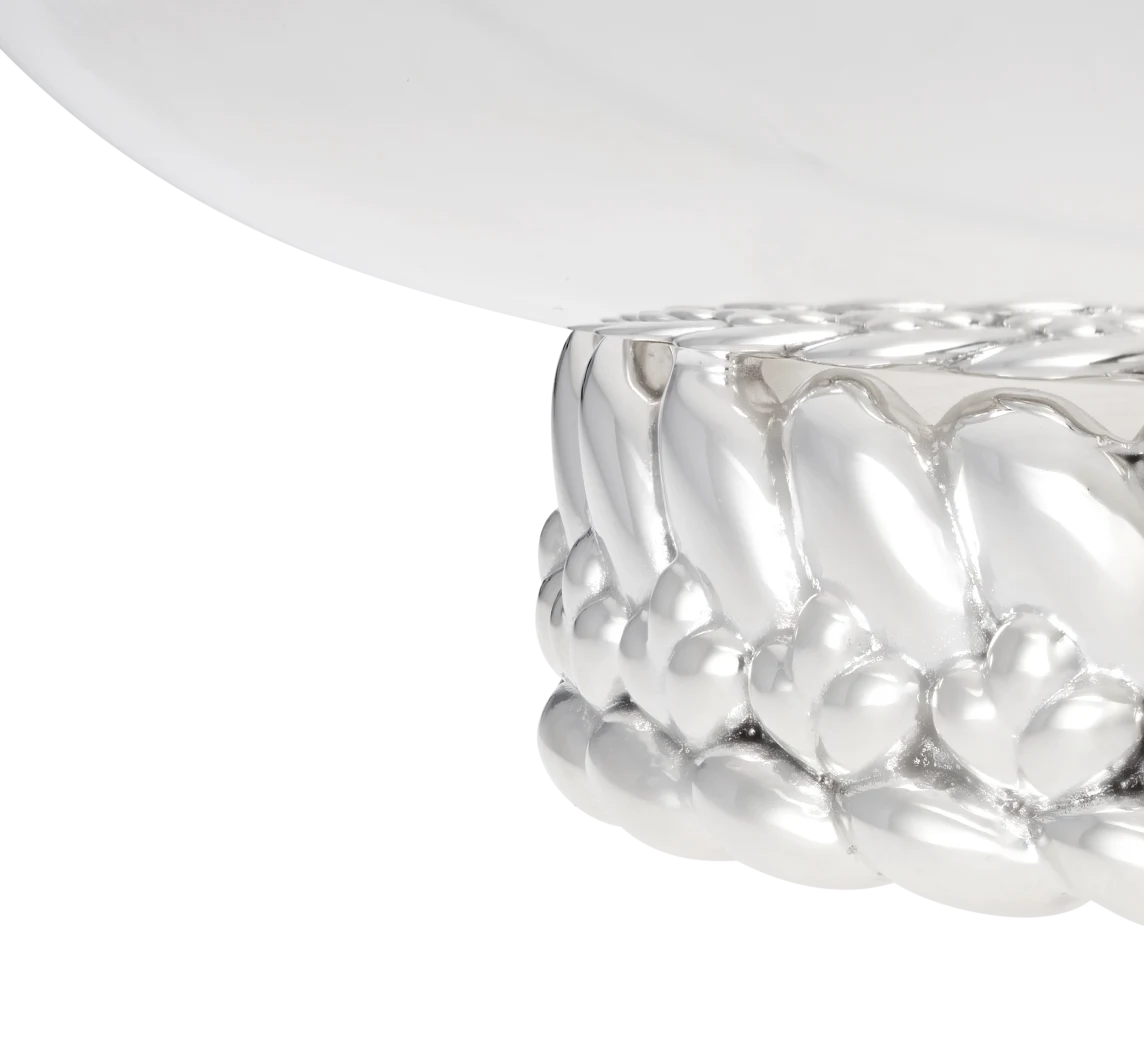 Christofle Bayblone Schale versilbert