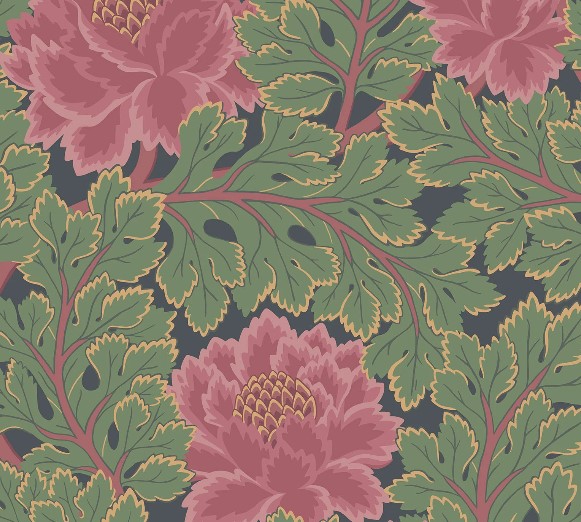 Rose & Forest on Charcoal