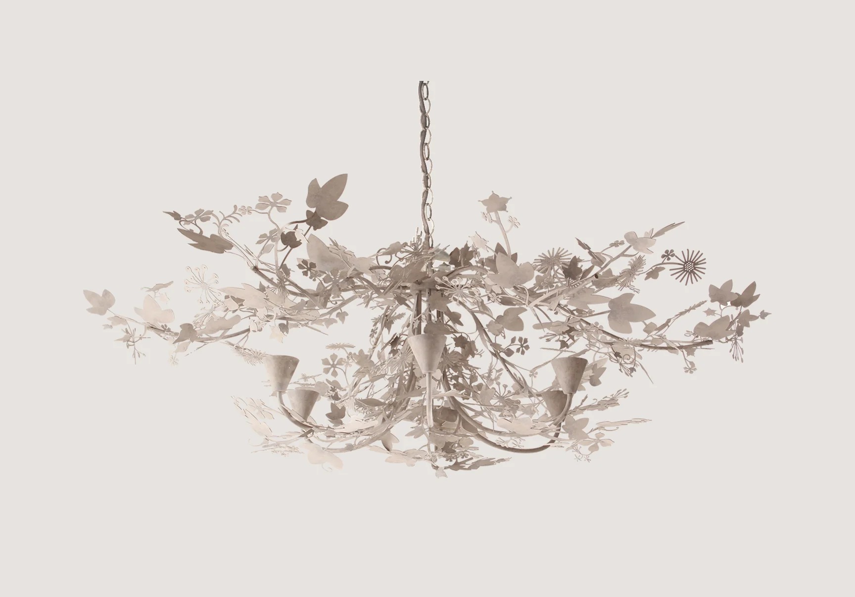 Porta Romana Ivy Shadow Chandelier Large with Chain