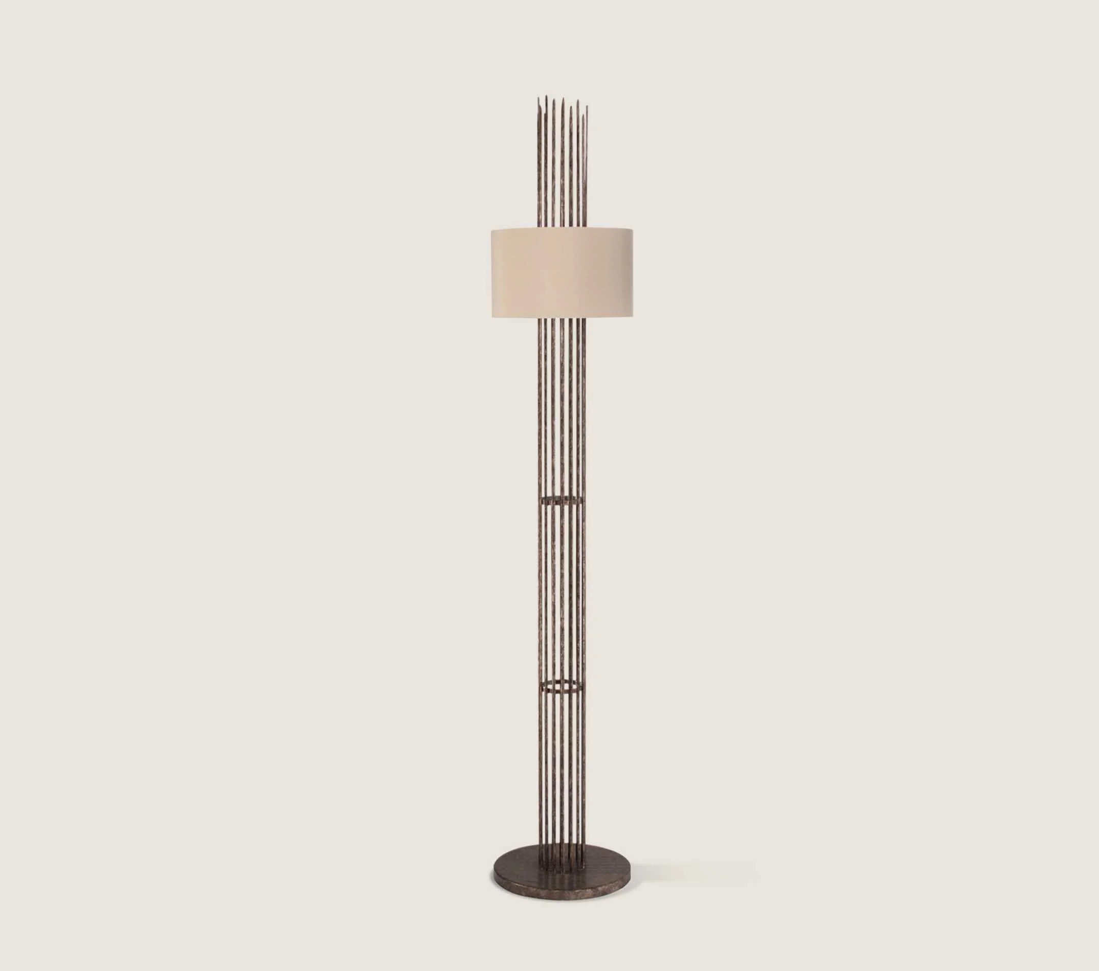 Porta Romana Flynn Caged Floor Lamp