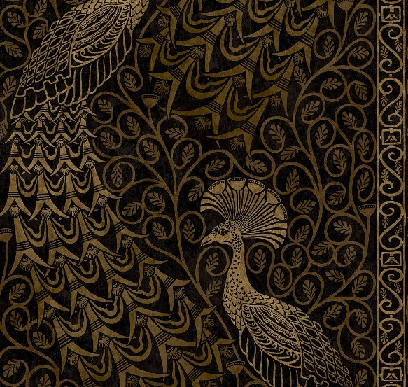 Metallic Gold on Soot