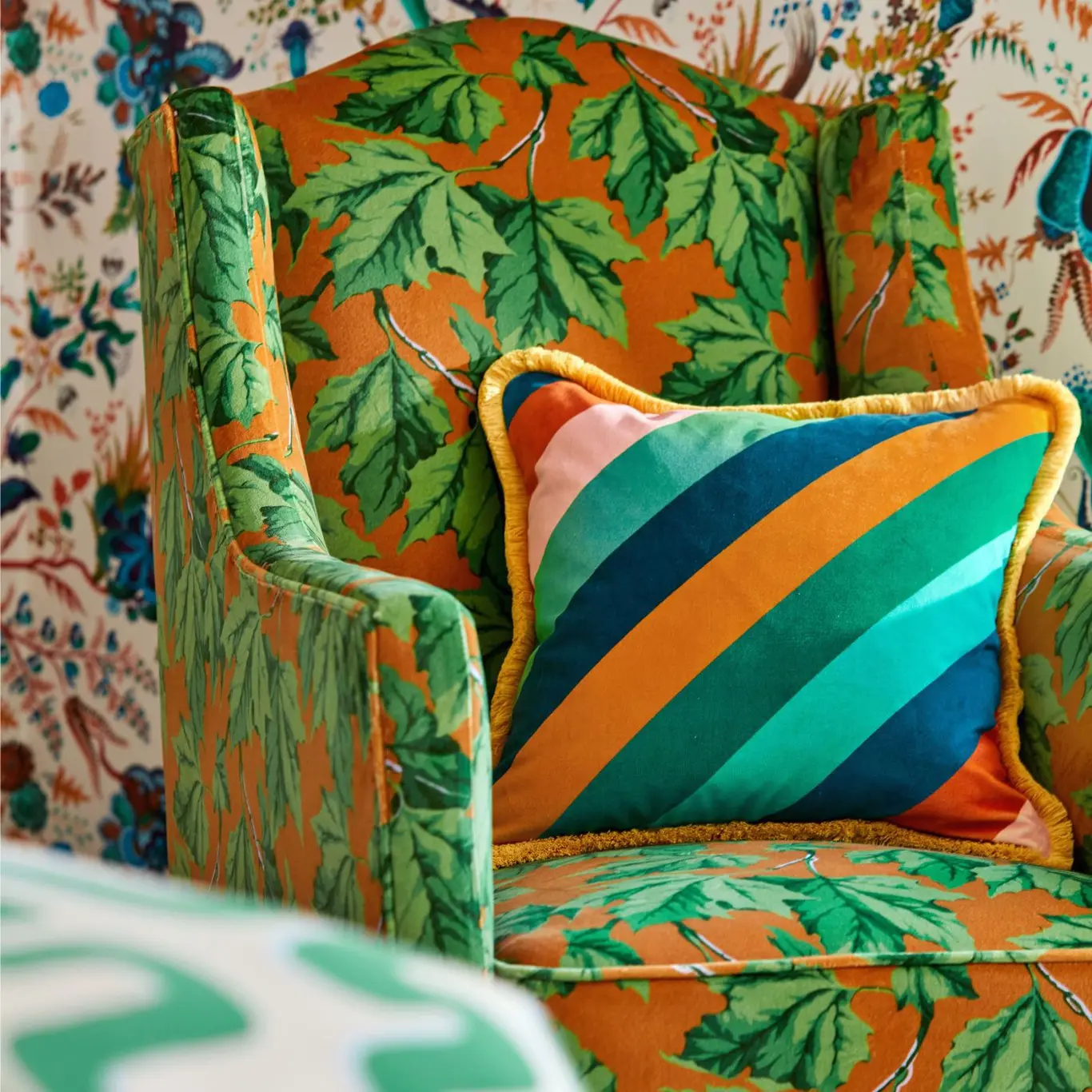 Harlequin Sherbet Stripe Velvet