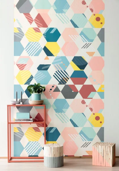 Casadeco Spaces Panoramique Mosaique