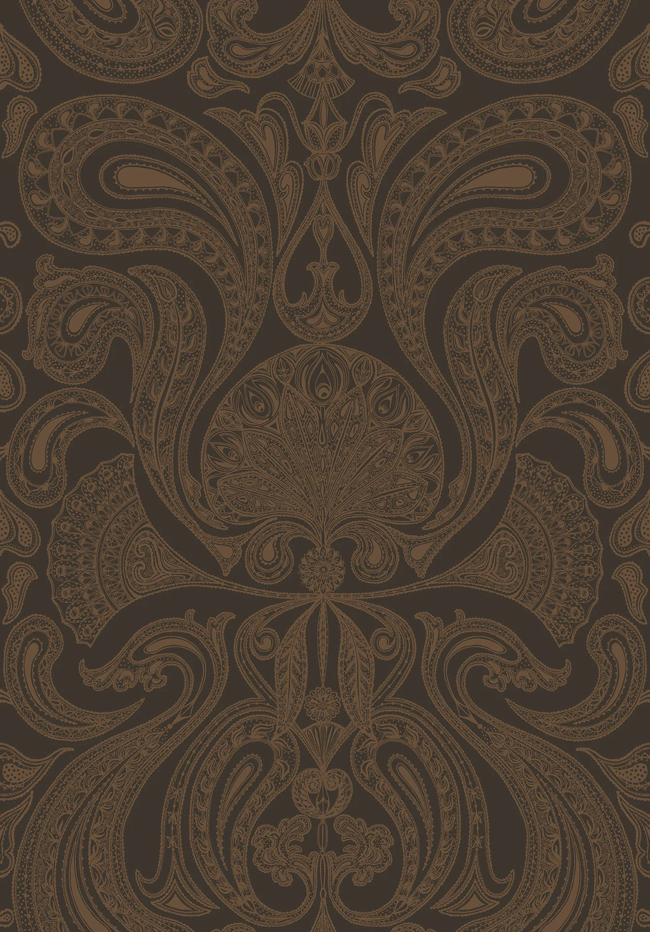 Metallic Bronze on Charcoal