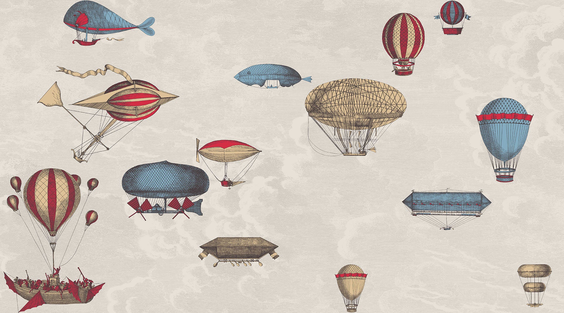 Cole & Son Macchine Volanti (2 Rollen-Set) Cole & Son Macchine Volanti (2 Rollen-Set)