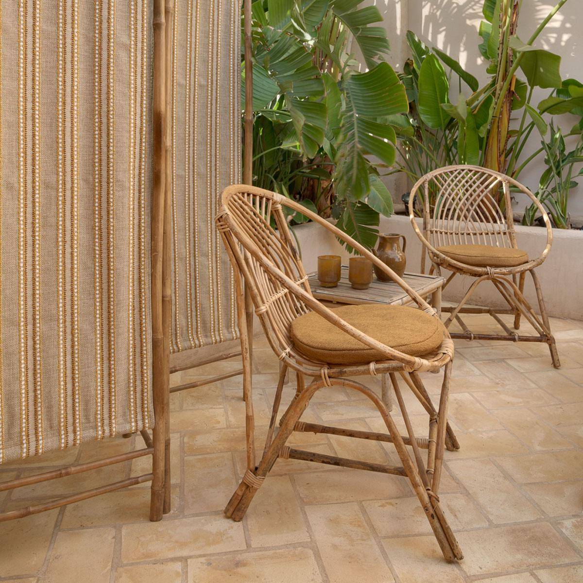Alhambra Oceano – unifarbener Outdoor-Polsterstoff