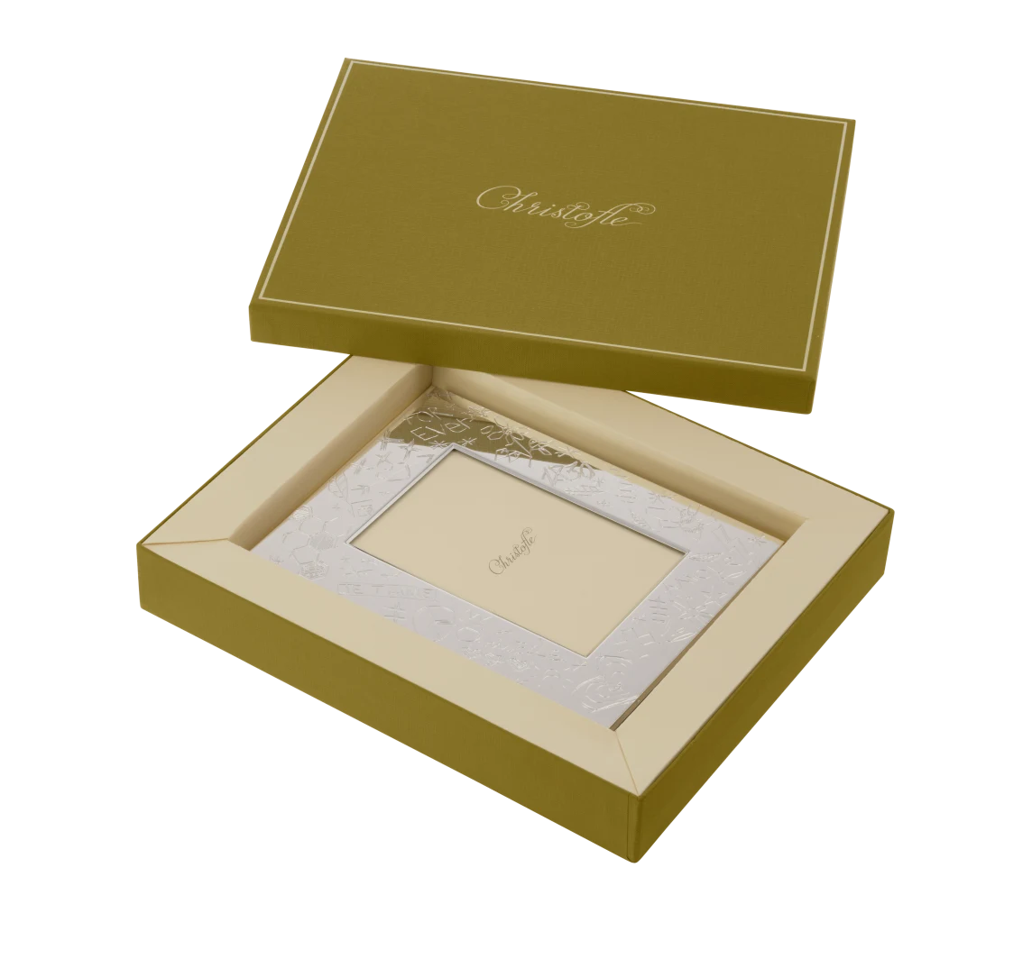 Chrisofle Graffiti Silver-Plated Bilderrahmen 10x15cm
