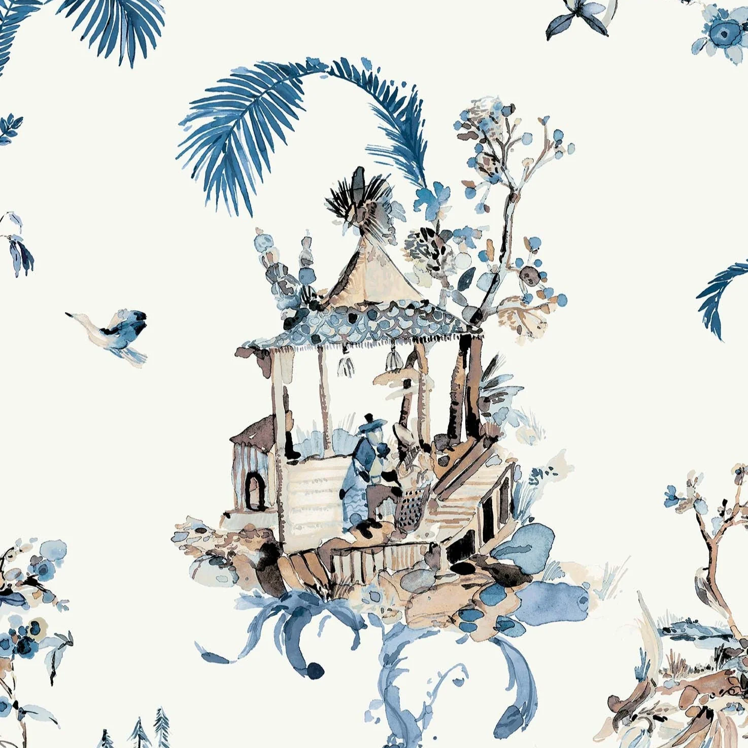 Nina Campbell Toile Chinoise