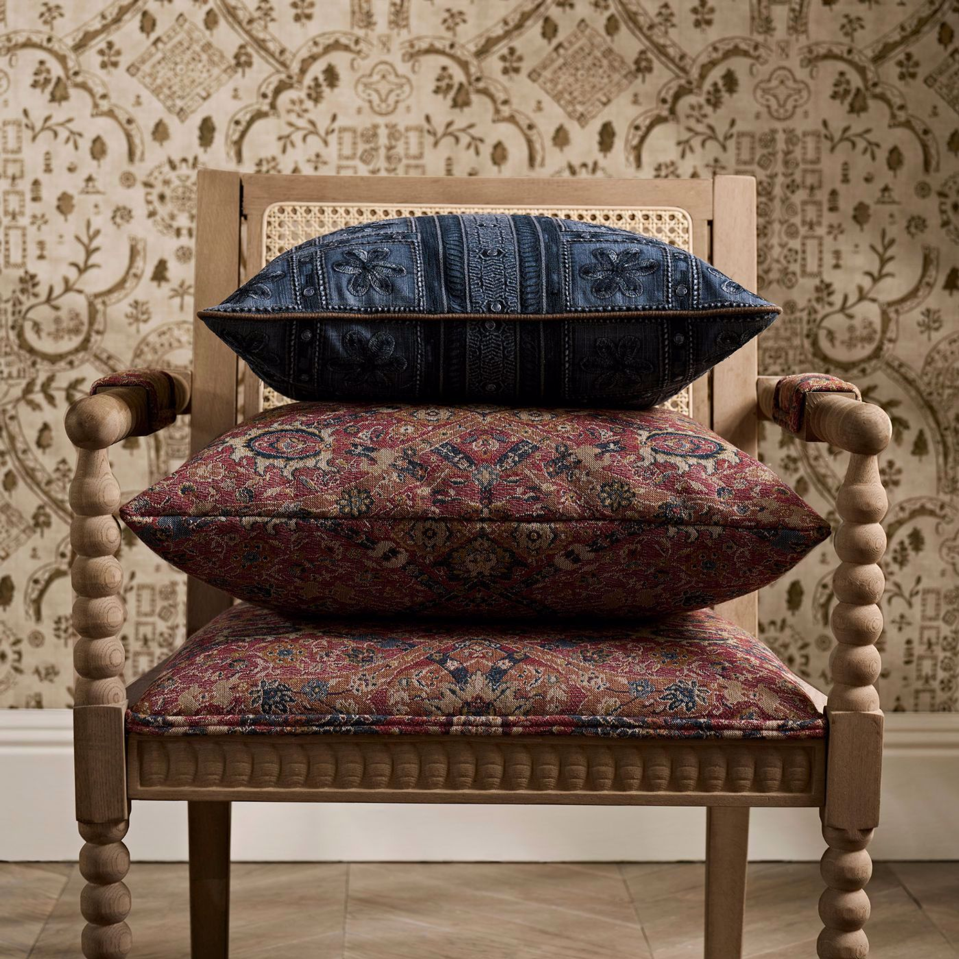 Sanderson Brantwood Wool - traditionelles Webmuster