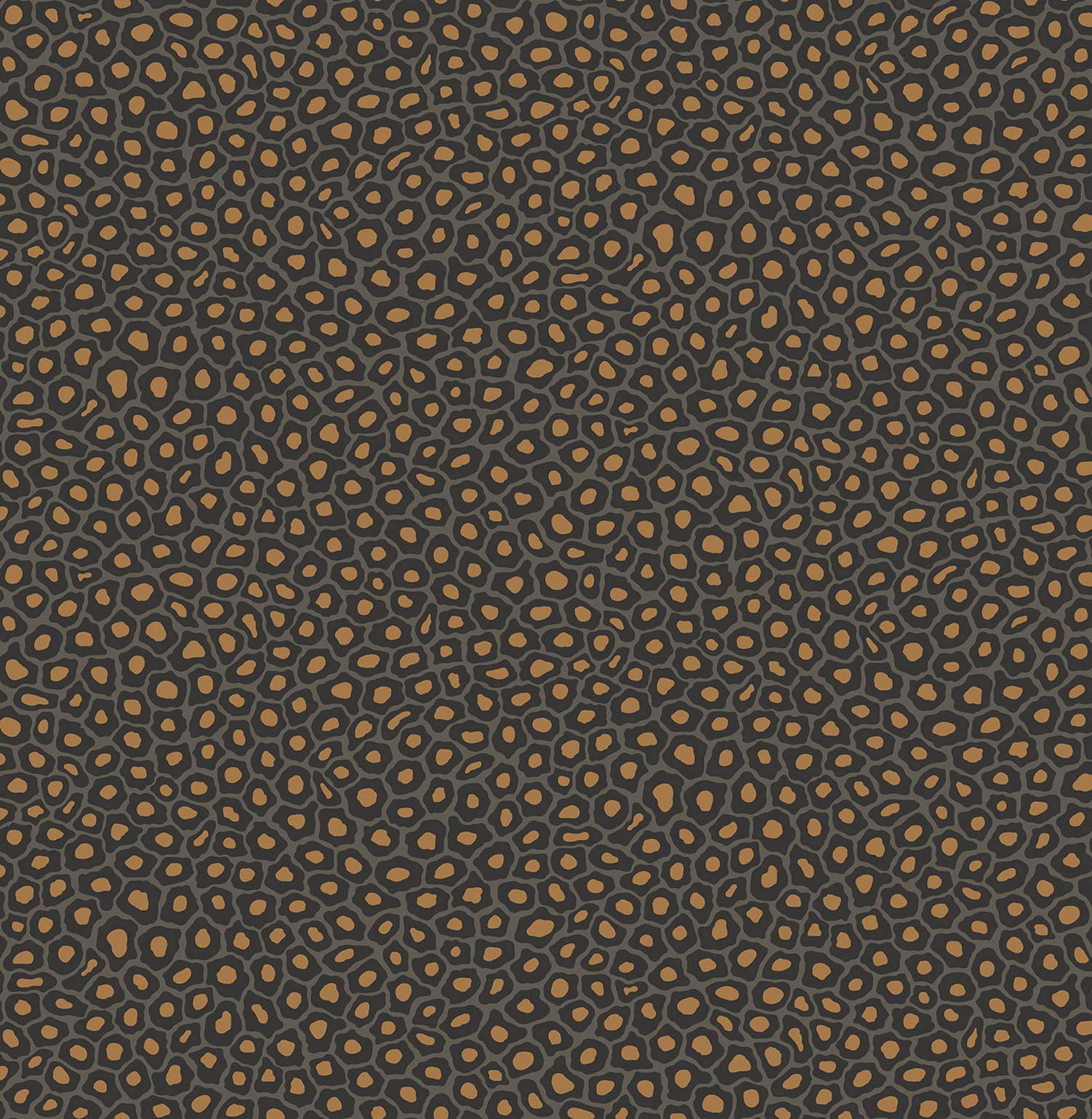 Charcoal & Metallic Gold