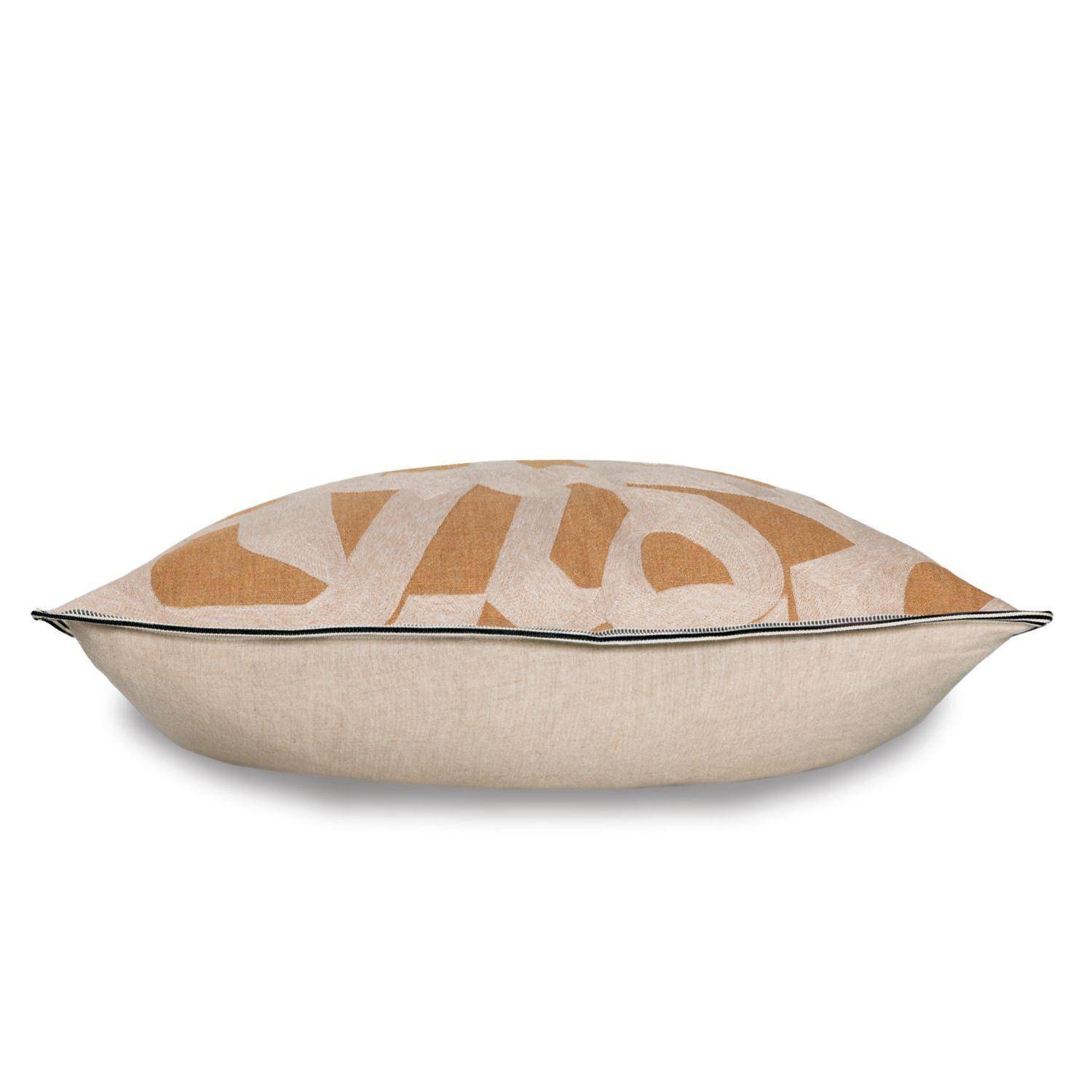 Casamance Mainland Ocre 40x60 cm - Kissenbezug mit Stickerei