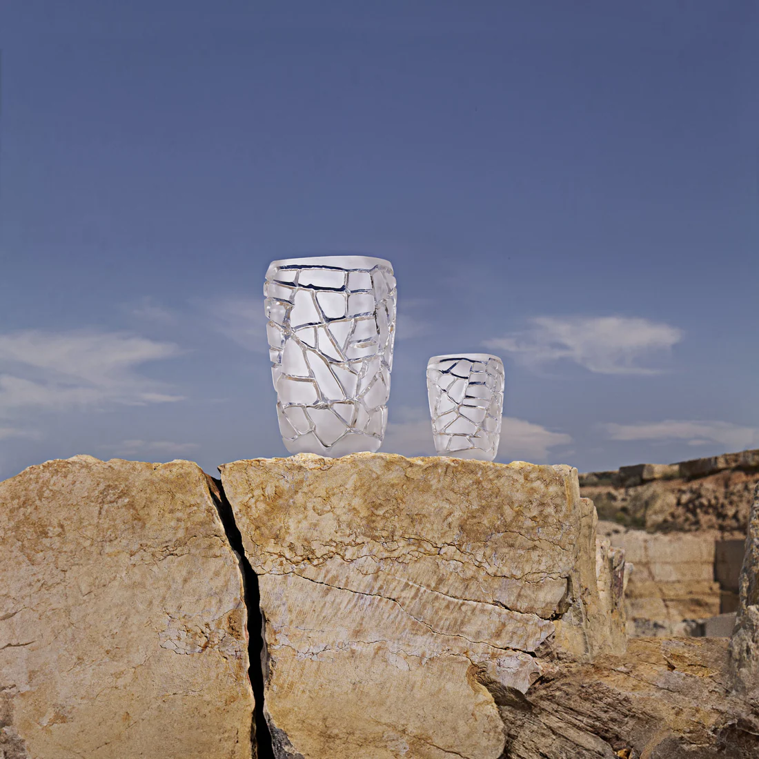 Lalique Vase Magnitude Clear 