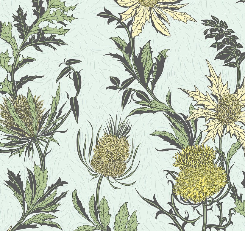 Lemon & Olive on Sea Foam