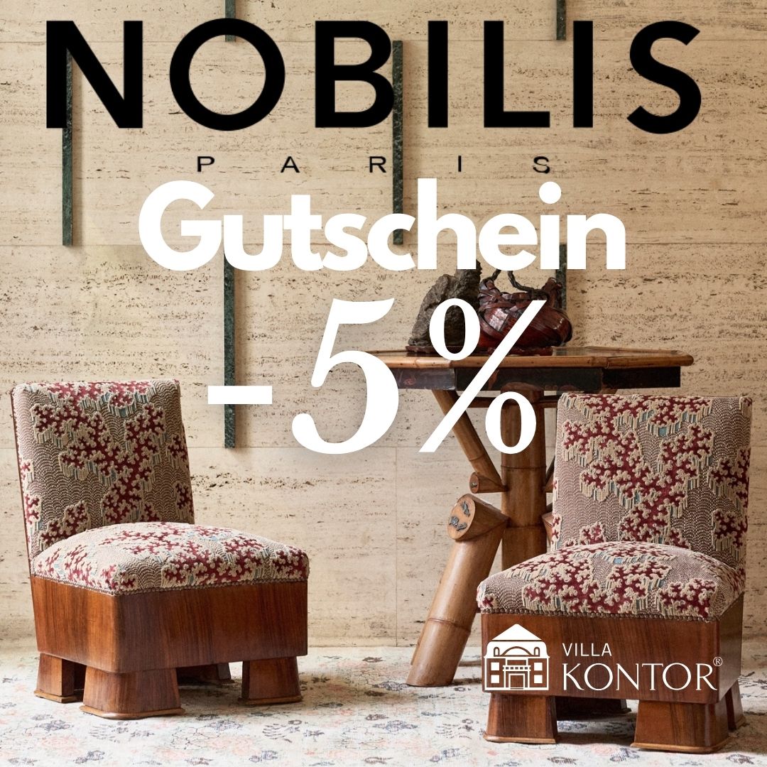 NOBILIS Gutschein –5 % auf exklusive Stoffe & Tapeten
