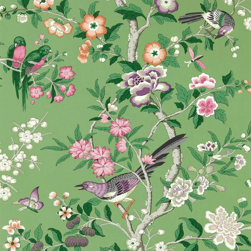 Chinese Green/Lotus Pink
