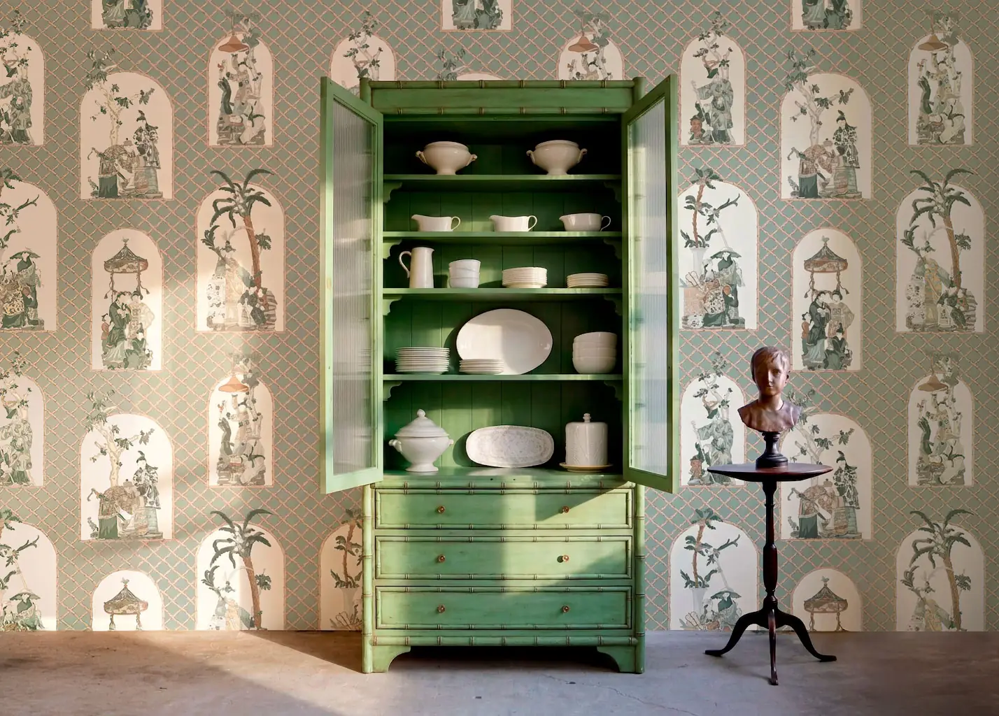 Lorenzo Castillo Salon de Porcelanas - Chinoiserie Tapete 