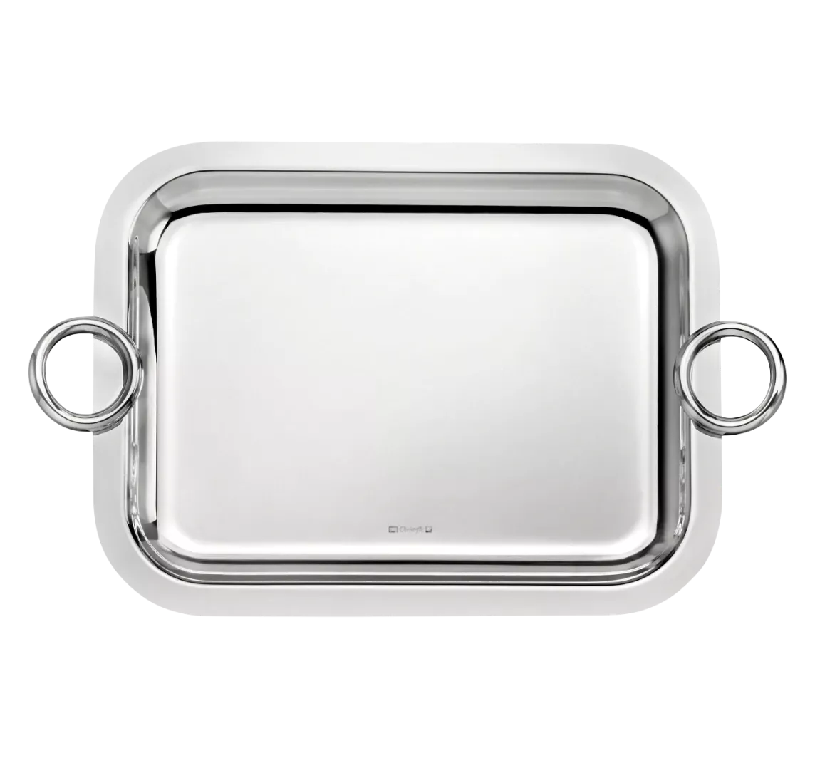 Christofle Vertigo Tablett versilbert