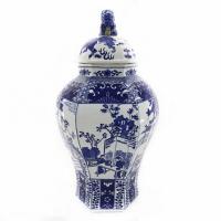 Villa Kontor Vase Traditionelle chinesische Vase 30 x 55 cm Chinesische Vasen