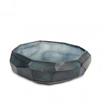 Guaxs Schale Cubistic Bowl Ocean Blue/Indigo 12x40cm - 1654OBIN · VillaKontor.com