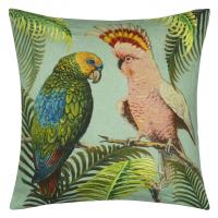 John Derian Kissen Parrot And Palm Azure 50x50 cm CCJD5025 · CCJD5025 5051001611165