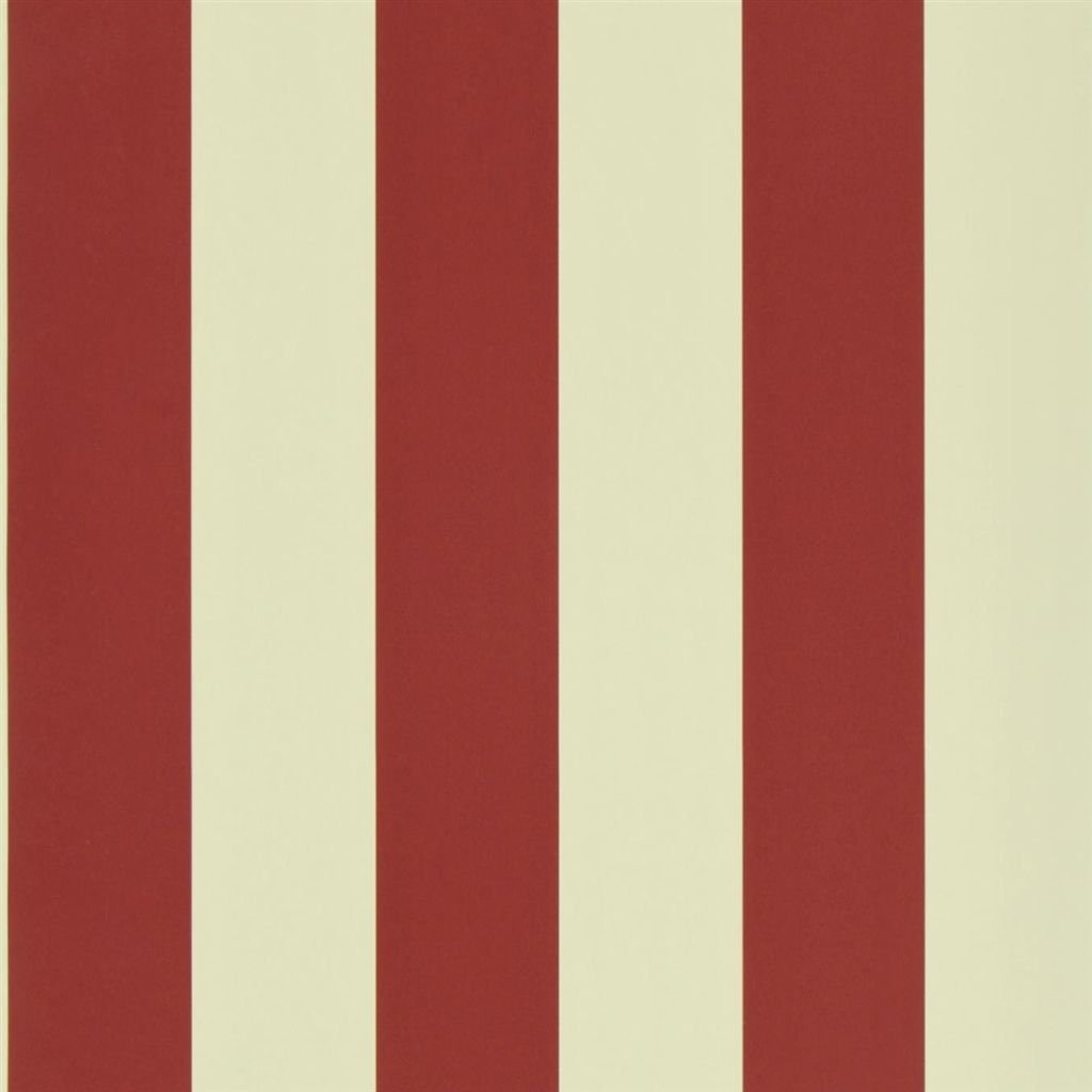 Ralph Lauren Tapete Spalding Stripe - Red / Sand · PRL026/18 kaufen · VillaKontor.com shop